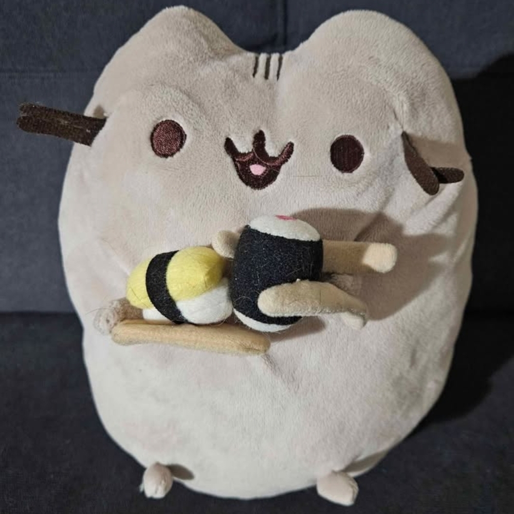 Pusheen The Cat with Sushi Collectible Plush